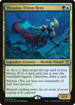 SJ Thrasios, Triton Hero - Commander 2016 (C16) Commander 2016 Foil