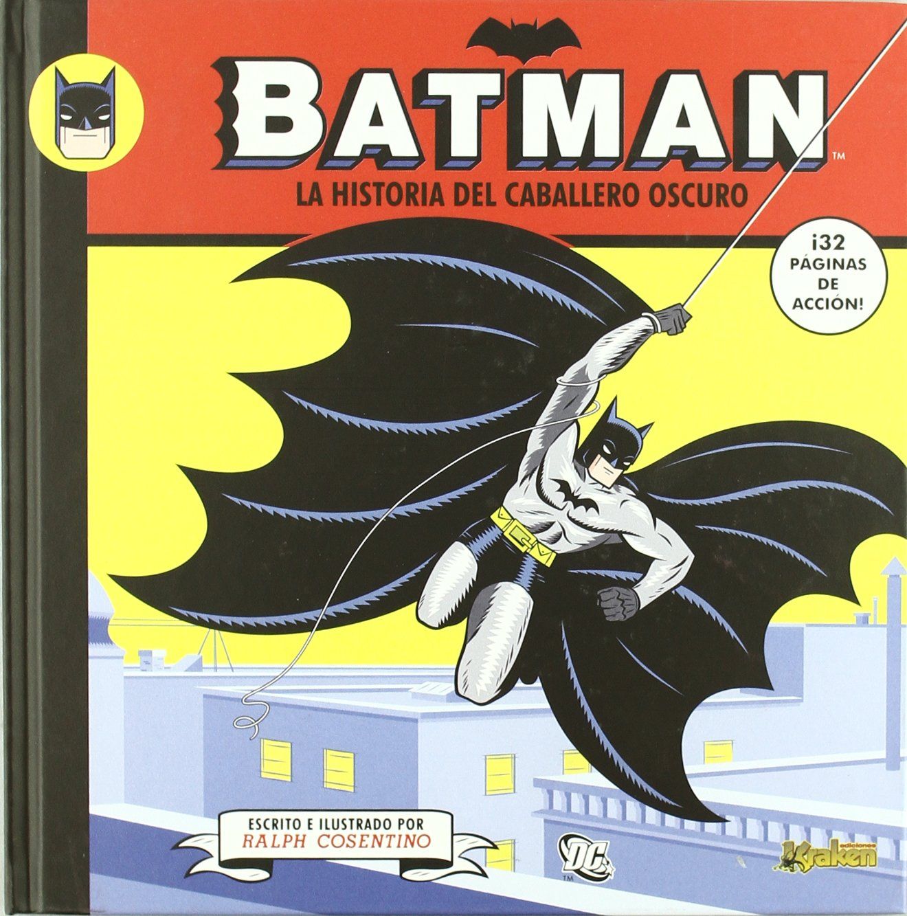 NELA Batman La Historia del Caballero Oscuro Tapa Dura Libro Ilustrado