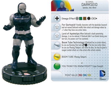 NELA Darkseid #044 Superman: Legion of Super Heroes DC HeroClix Superman and the Legion of Super-Heroes Booster Set Singles