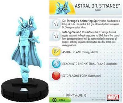 NELA Astral Dr. Strange #014 Galactic Guardians Marvel Heroclix Marvel: Galactic Guardians