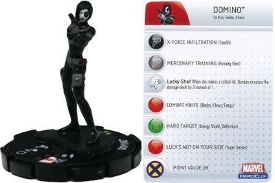NELA Domino #017 Giant Size X-Men Marvel Heroclix Marvel: Giant-Size X-Men *Sin Tarjeta*
