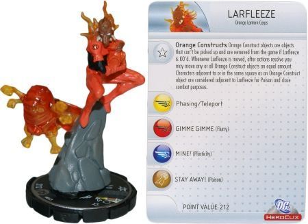 NELA Larfleeze #043 DC 75th Anniversary DC Heroclix DC: 75th Anniversary