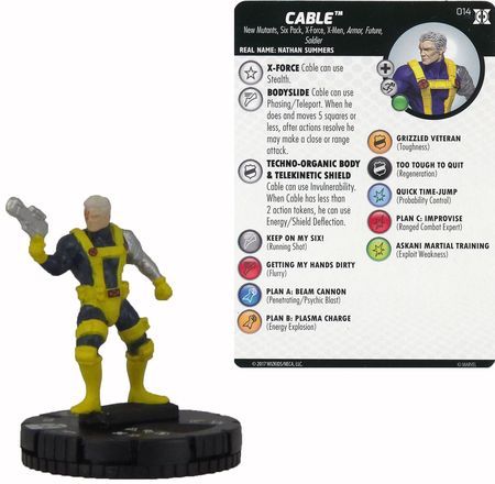 NELA Cable #014 Deadpool and X-Force Booster Set Marvel Heroclix Deadpool and X-Force Singles