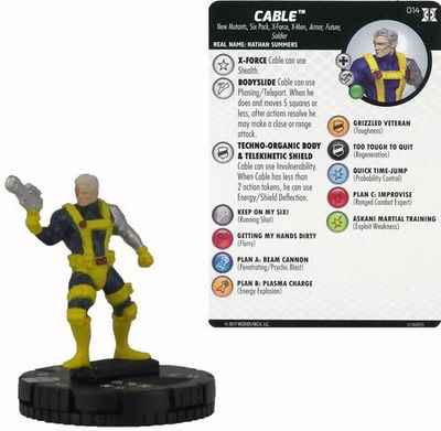 NELA Cable #014 Deadpool and X-Force Booster Set Marvel Heroclix Deadpool and X-Force Singles