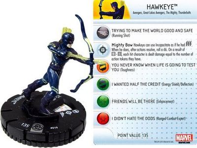 NELA Hawkeye #019 Fear Itself Marvel Heroclix Marvel: Fear Itself
