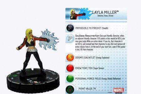 NELA Layla Miller #026 Wolverine and the X-Men Marvel Heroclix Wolverine &amp; the X-Men Booster Set