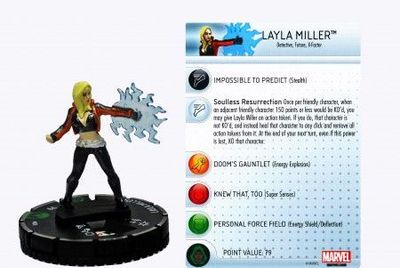 NELA Layla Miller #026 Wolverine and the X-Men Marvel Heroclix Wolverine &amp; the X-Men Booster Set