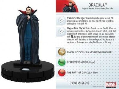 NELA Dracula #016 Amazing Spider-Man Marvel Heroclix Amazing Spider-Man Booster Set Singles