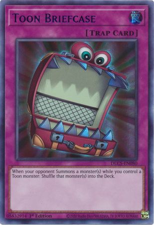 Toon Briefcase (Blue) - DLCS-EN080 - Ultra Rare 1st Edition Dragons of Legend The Complete Series 1st Edition Singles *Espanol*