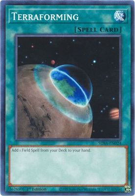 Terraforming - SDSA-EN024 - Common 1st Edition Structure Deck: Sacred Beasts 1st Edition Singles