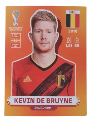 Kevin BruyneQatar 2022 Bel 1 Belgica Panini