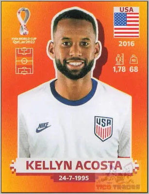 Kellyn Acosta Orange - USA11, Qatar 2022