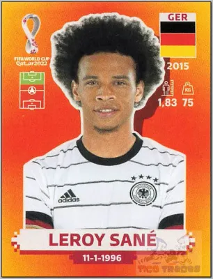 Orange - GER18 Leroy Sane,Qatar 2022