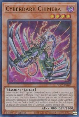 Cyberdark Chimera - SDCS-EN002 - Ultra Rare 1st Edition Structure Deck: Cyber Strike 1st Edition Singles (Espanol)
