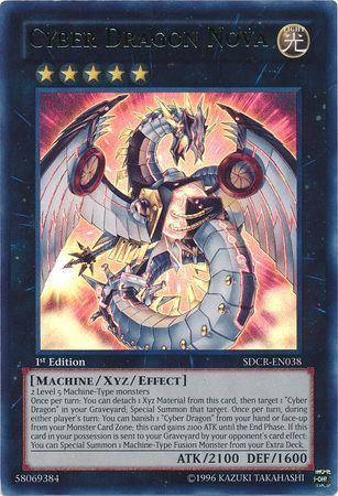 Cyber Dragon Nova - SDCR-EN038 - Ultra Rare 1st Edition Structure Deck: Cyber Dragon Revolution 1st Edition Singles