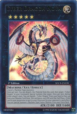 Cyber Dragon Nova - SDCR-EN038 - Ultra Rare 1st Edition Structure Deck: Cyber Dragon Revolution 1st Edition Singles