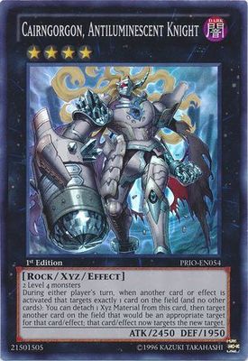 Cairngorgon, Antiluminescent Knight - PRIO-EN054 - Super Rare 1st Edition Primal Origin 1st Edition Singles