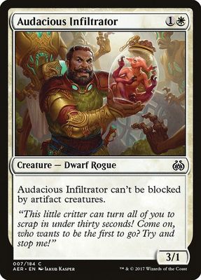 Audacious Infiltrator - Aether Revolt (AER) Aether Revolt