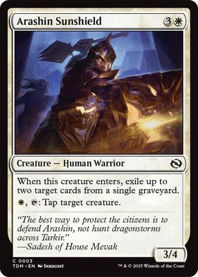 Arashin Sunshield - Tarkir: Dragonstorm (TDM) Tarkir: Dragonstorm