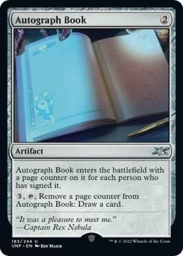 Autograph Book - Unfinity (UNF) Unfinity