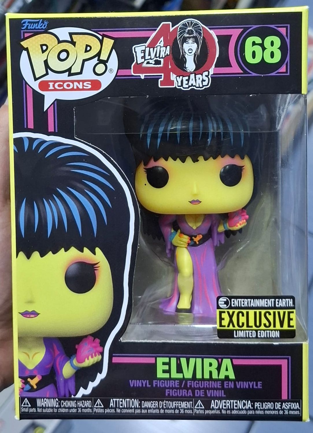 SJ Elvira Figura Funko Pop Exclusiva