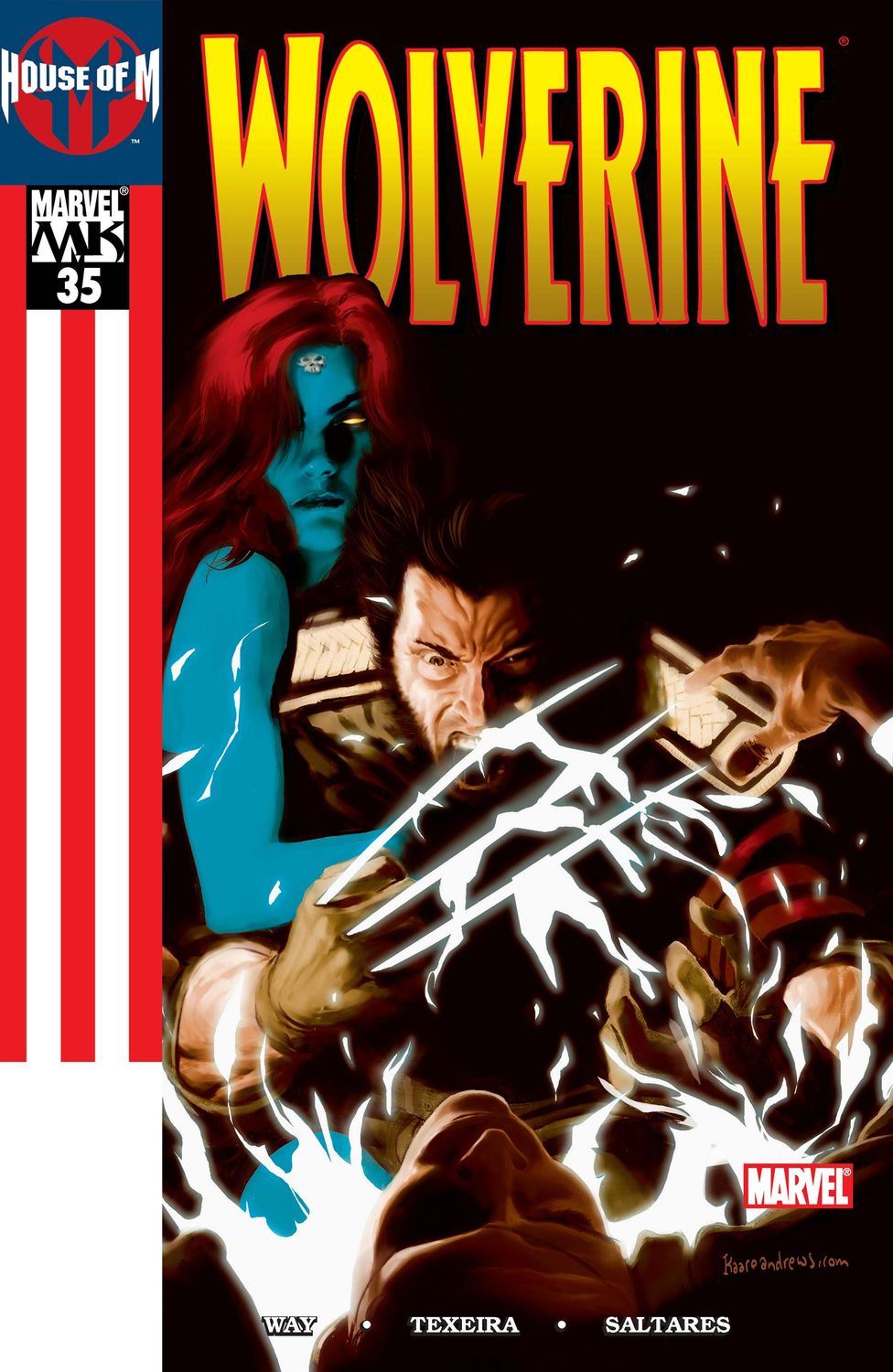 NELA-k, Wolverine Comic Issue 35 Marvel MK Ingles
