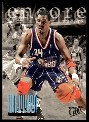 Hakeem Olajuwon NBA Card 328 Encore Fleer Ultra
