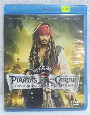 NELA-c, Piratas Del Caribe Navegando Aguas Misteriosas Blu Ra, Audio y subtitulos en Ingles y Espanol, Usado Completo