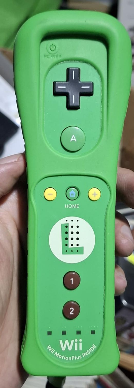 NELA Control Nintendo Wii Luigi Junk para Repuestos