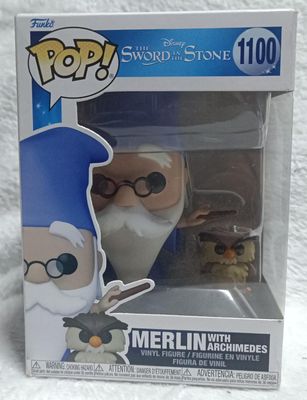NELA-n, Merlin with Archimedes Figura Funko Pop Disney