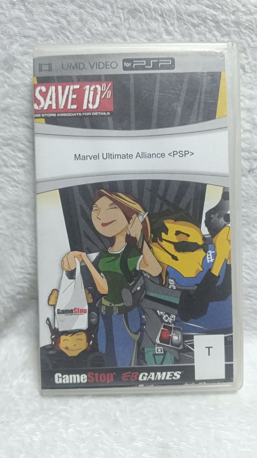 NELA-p, Marvel Ultimate Alliance Marvel PSP sin Manuales