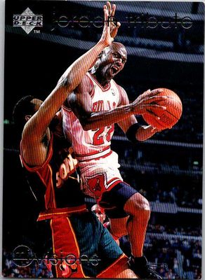 Michael Jordan NBA Card MJ24 Jordan Tribute MJ Visions 1998 Upper Deck
