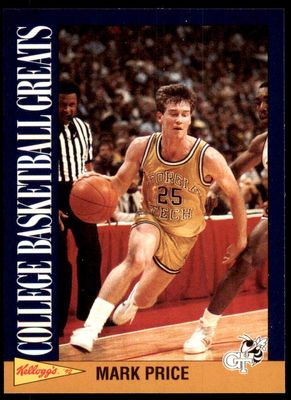 1991-92 Kellogg&#39;s Mark Price Basketball Cards #10