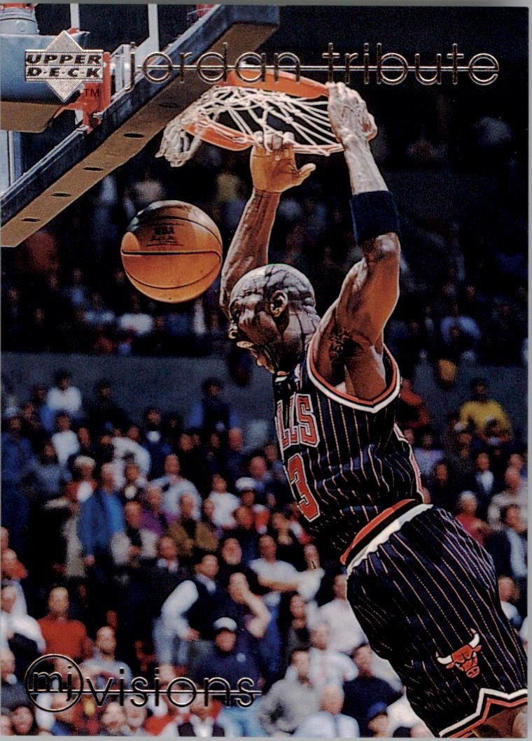 Michael Jordan NBA Card MJ29 MJ Visions Upper Deck 1998 Jordan Tribute
