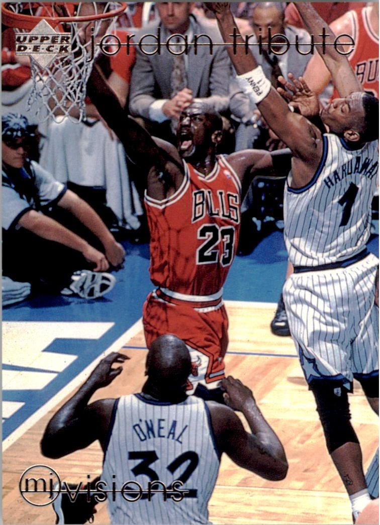 Michael Jordan NBA Card MJ7 Jordan Tribute  MJ Visions 1997 Upper Deck