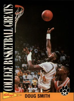 1991-92 Kelloggs College Greats #9 Doug Smith