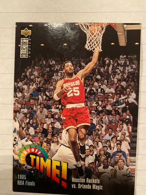 Houston Rockets vs. Orlando Magic, Upper Deck Collectors Choice 1995 #154 Playoff Time 1995 NBA Finals