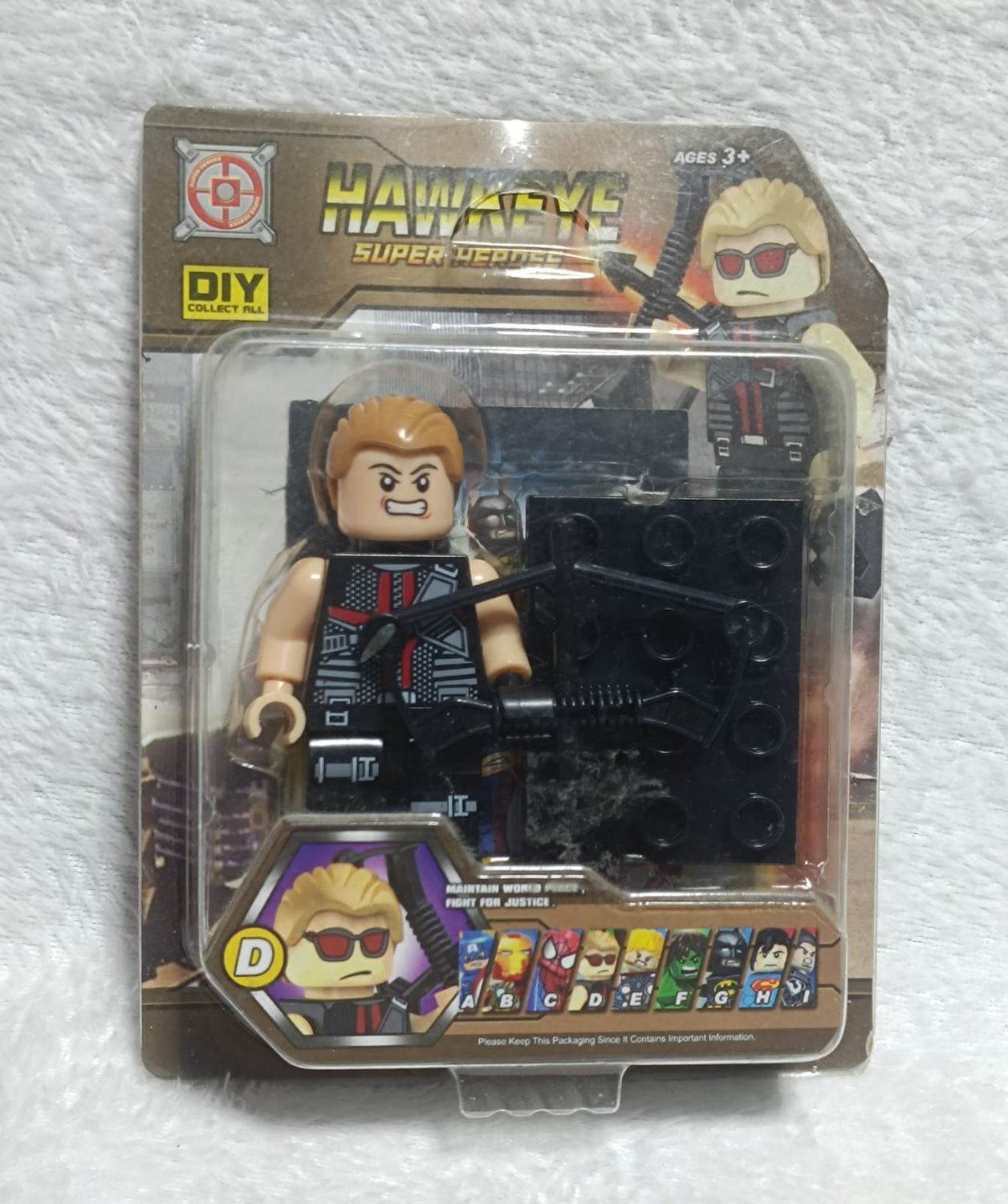 NELA-d, Hawkeye Estilo LEGO Marvel Super Heroes