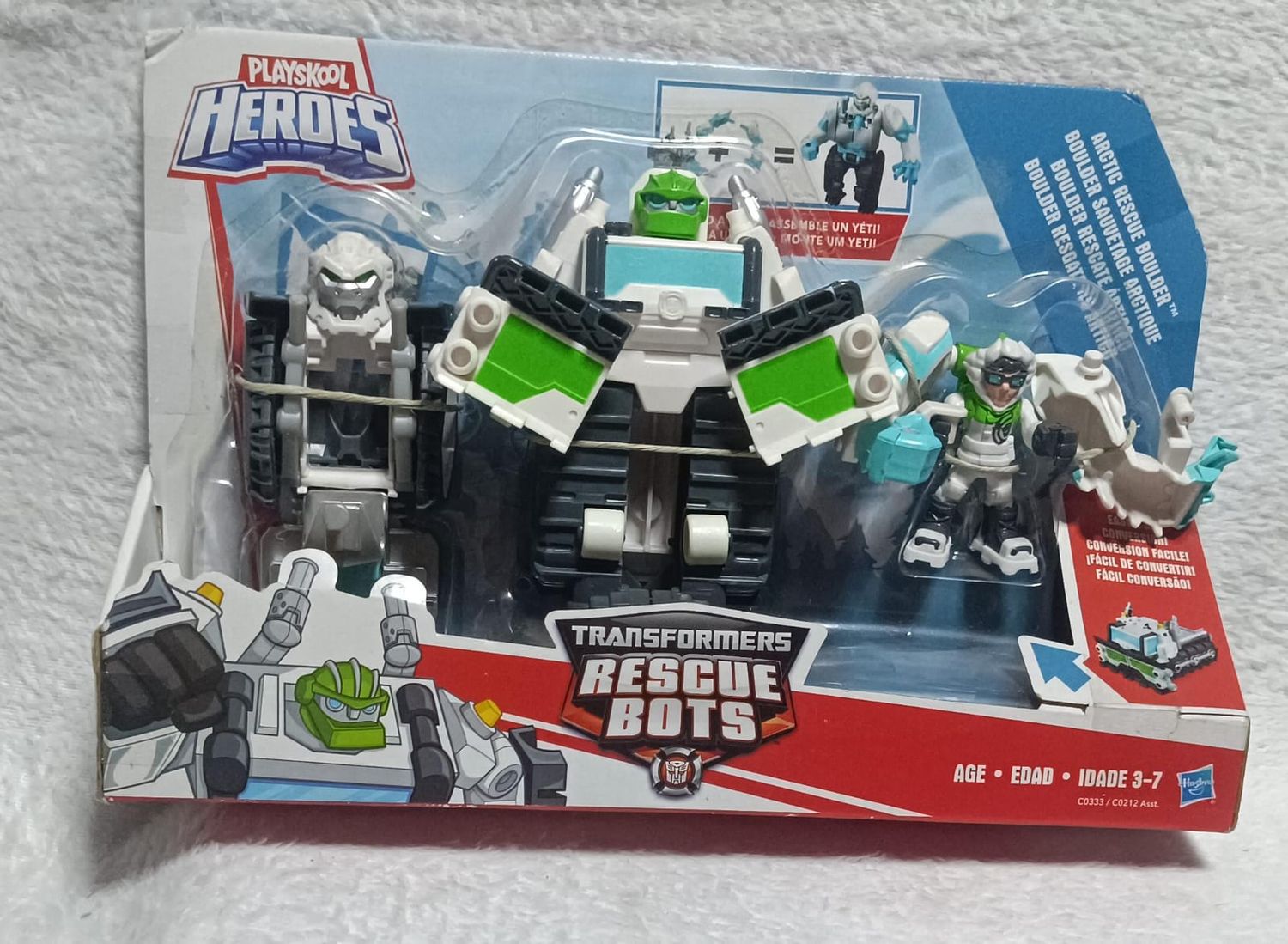 NELA-d, Set &quot;Playskool Heroes Transformers Rescue Bots Arctic Rescue Boulder&quot;.