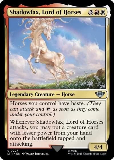 Shadowfax, Lord of Horses - Universes Beyond: The Lord of the Rings: Tales of Middle-earth (LTR) Universes Beyond: The Lord of the Rings: Tales of Middle-earth