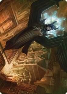 Angelic Sleuth Art Card - Art Series: Streets of New Capenna (ASSNC) Art Series: Streets of New Capenna