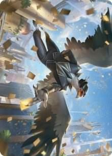 Skyboon Evangelist Art Card - Art Series: Streets of New Capenna (ASSNC) Art Series: Streets of New Capenna