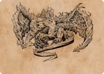 Miirym, Sentinel Wyrm Art Card - Art Series: Commander Legends: Battle for Baldur&#39;s Gate (ASCLB) Art Series: Commander Legends: Battle for Baldur&#39;s Gate