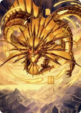 Ao, the Dawn Sky Art Card (46/81) - Art Series: Kamigawa: Neon Dynasty (ASNEO) Art Series: Kamigawa: Neon Dynasty
