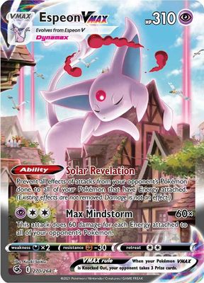 Espeon VMAX (Alternate Art Secret) - SWSH08: Fusion Strike (SWSH08) SWSH08: Fusion Strike