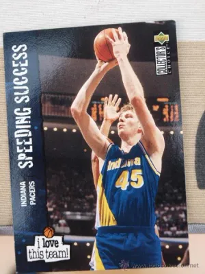 166 RIK SMITS INDIANA PACERS TRADING CARD NBA UPPER DECK 1996 NUEVO