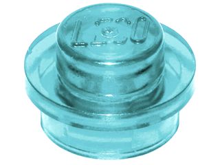 Pieza Lego Celeste Transparente Trans-Light Blue Plate, Round 1 x 1 Dubai