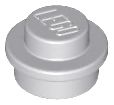 Pieza Lego Gris Claro Light Bluish Gray Plate, Round 1 x 1 Dubai