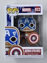 NELA-m, Gingerbread Captain America Figura Funko Pop Marvel