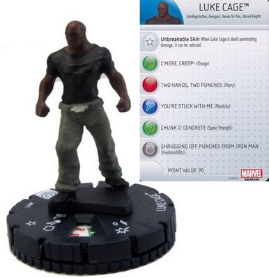 NELA Luke Cage #011 Civil War Storyline Marvel Heroclix Marvel: Civil War Storyline Sin Tarjeta